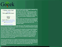 Tablet Screenshot of gocek.org